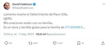 David Faitelson reaccionó a la