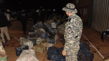 Operativo contra el narcotráfico en Misiones
