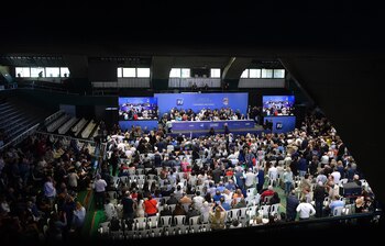 Durante el encuentro hubo pases