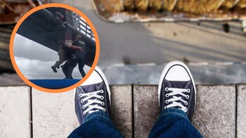 Video: policías rescataron a un