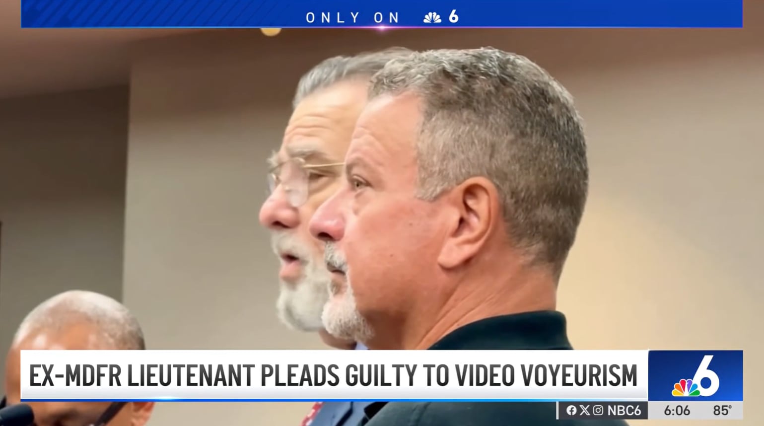 La unidad forense de la Oficina del Sheriff de Miami-Dade encontró más de 600 videoclips de 18 empleados grabados entre febrero y abril de 2023 (Captura de video: NBC 6).