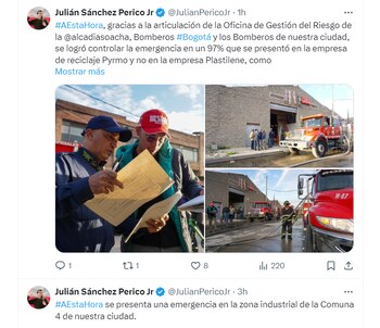 La emergencia ya se encuentra