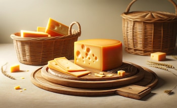 Pese a que puede traer beneficios saludables, se recomienda moderar el consumo de queso cheddar ya que en exceso puede generar problemas de salud. (Imagen Ilustrativa Infobae)