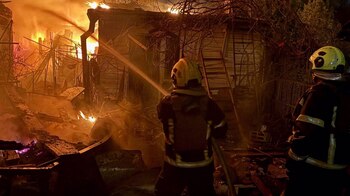 Ataque ruso contra Kiev (Ucrania