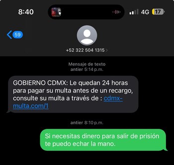 Este es el mensaje de