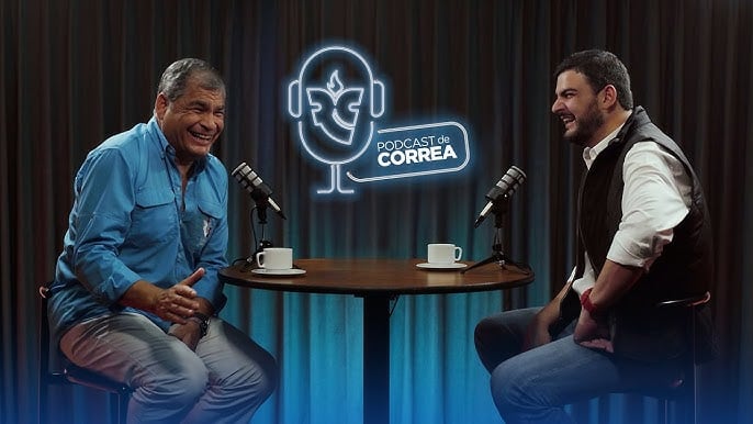 Rafael Correa y Aquiles Álvarez