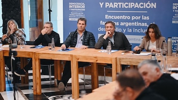 Maximo Kirchner y Sergio Uñac