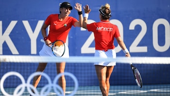 Giuliana también acaba de articipar en los Juegos Olímpicos de Tokio junto a Renata Zarazúa representando a México. (Foto: Piroschka Van De Wouw/REUTERS)