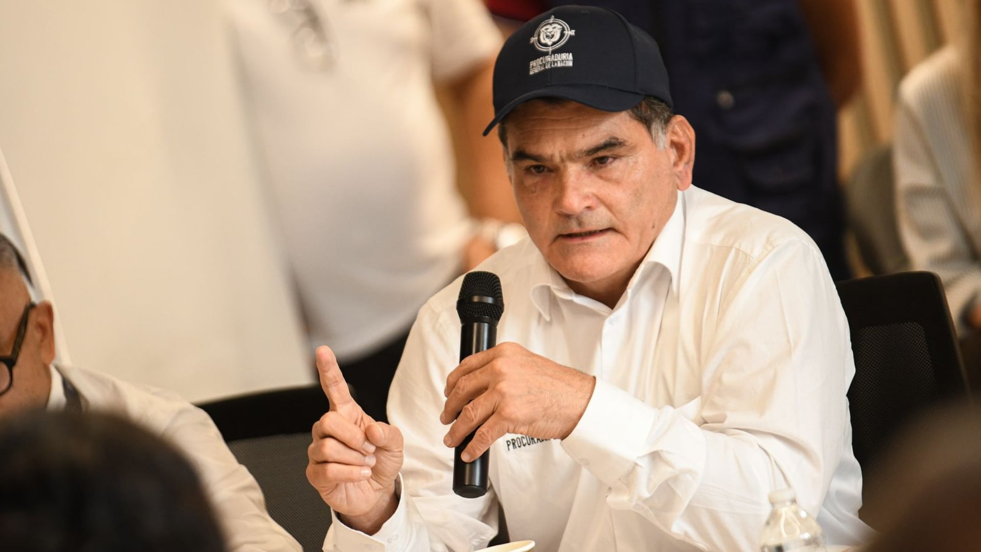 Durante el Foro de Desarrollo Local de la Ocde, celebrado en Barranquilla, el procurador General de la Nación, Gregorio Eljach, presentó una propuesta llamativa - crédito @PGN_COL/X