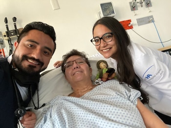 Bravo estuvo internada por siete