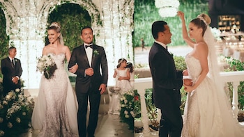 Brunella Horna y Richard Acuña