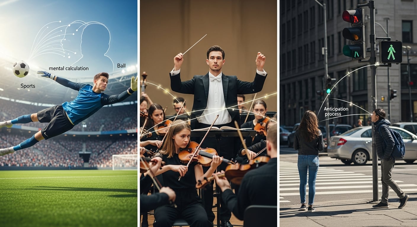 La flexibilidad del mecanismo predictivo cerebral explica la rápida adaptación a deportes, música y situaciones urbanas cambiantes (Imagen Ilustrativa Infobae)