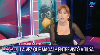 Magaly Medina responde sin filtros a Tilsa Lozano: “Su vida en verdad es patética”. Captura: Magaly TV La Firme.