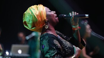 Nidia Góngora en el primer