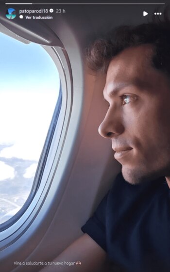 Patricio Parodi viajó a visitar