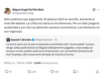 Con este nuevo mensaje en