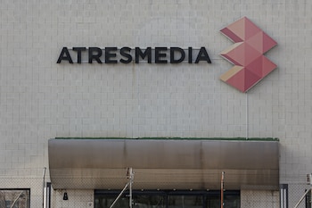 Fachada da sede do grupo de comunicação Atresmedia. (Ricardo Rubio - Europa Press)