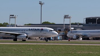 Aviones de Latam en Aeroparque