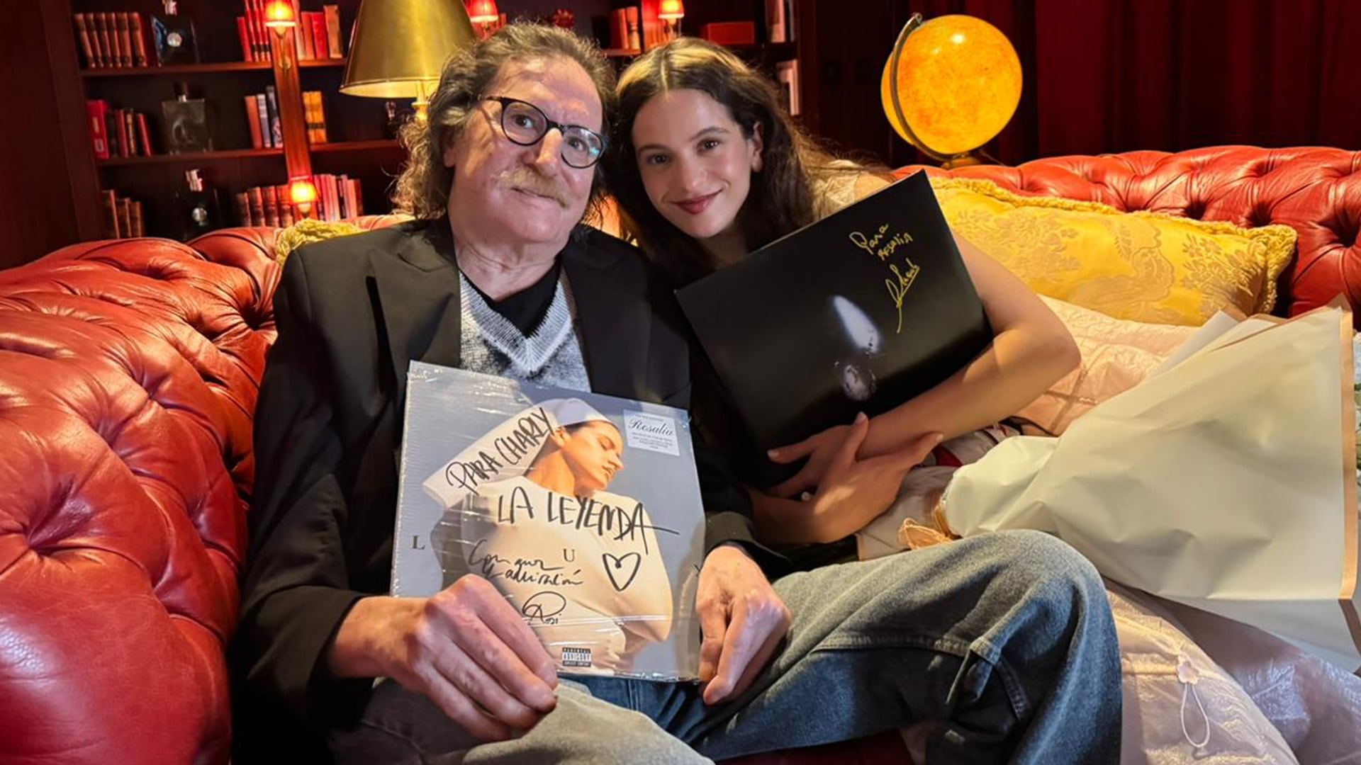 Charly se encontró con Rosalía en el hotel Faena