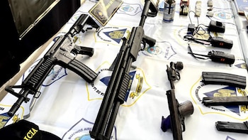 Un fusil de asalto y