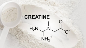 Con creatina, los atletas pueden