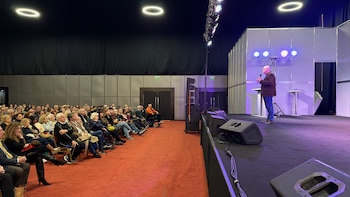 Jorge Fernández Díaz en la Feria del Libro