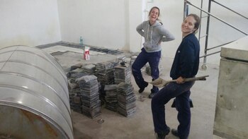 Construyendo el primer galpón previo