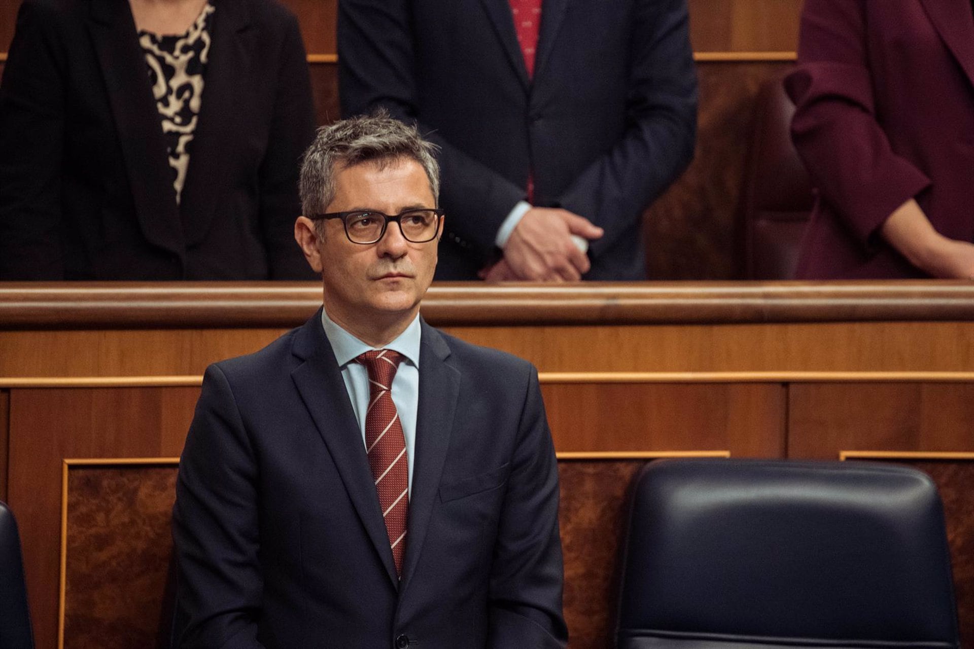 El ministro de la Presidencia, Justicia y Relaciones con las Cortes, Félix Bolaños. (Gabriel Luengas / Europa Press)