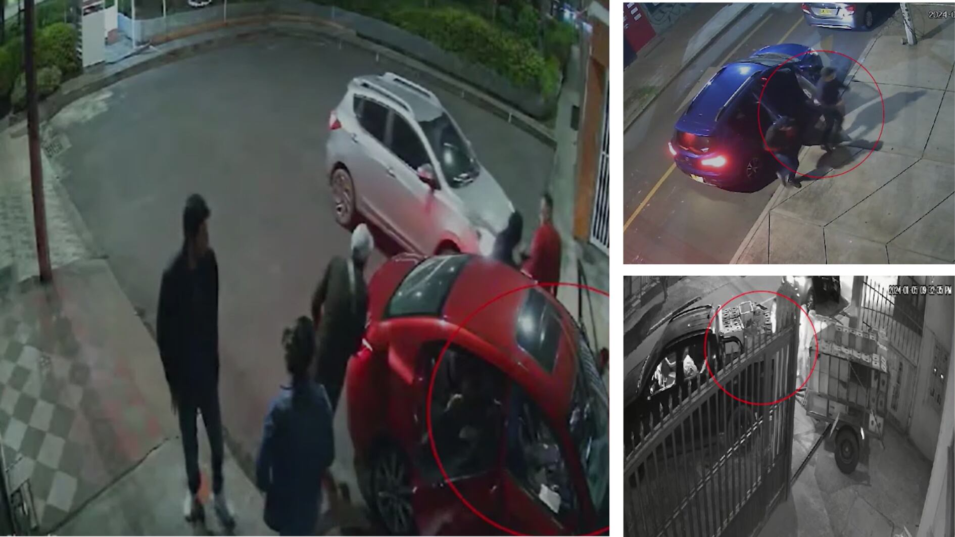 Un año de seguimiento permitió recopilar varios videos de cámaras de seguridad que registraron los hurtos y el