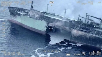 Un buque ruso con gas