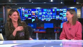 Presentadoras no pudieron contener la