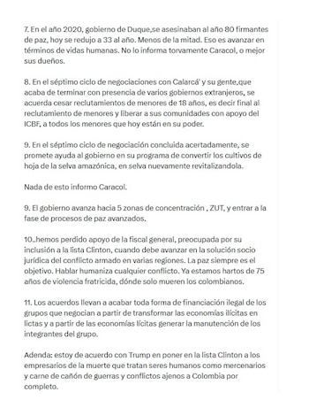 El mandatario señaló que no