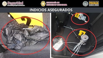 Indicios del crimen asegurados. Crédito: FGJEM