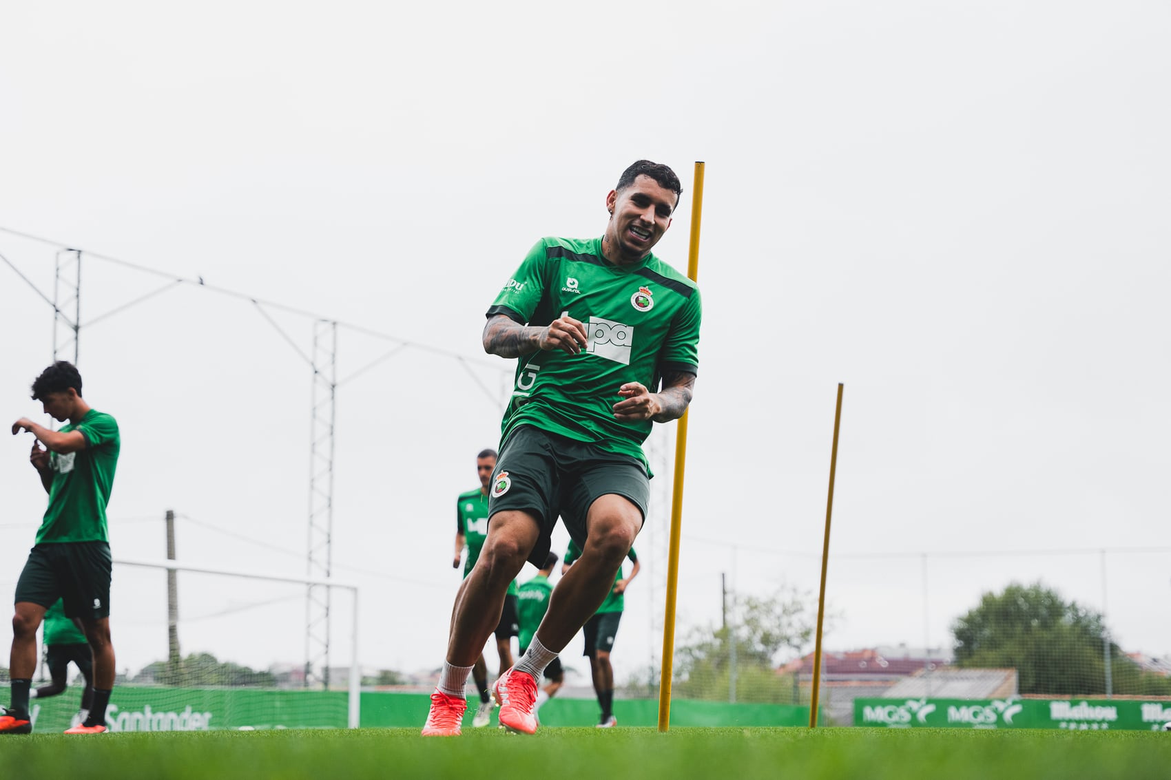Gustavo Puerta fue formado por Bogotá FC, de la segunda división del fútbol colombiano - crédito Real Racing Santander