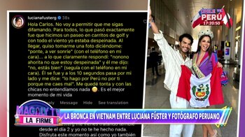 Luciana Fuster en polémica con