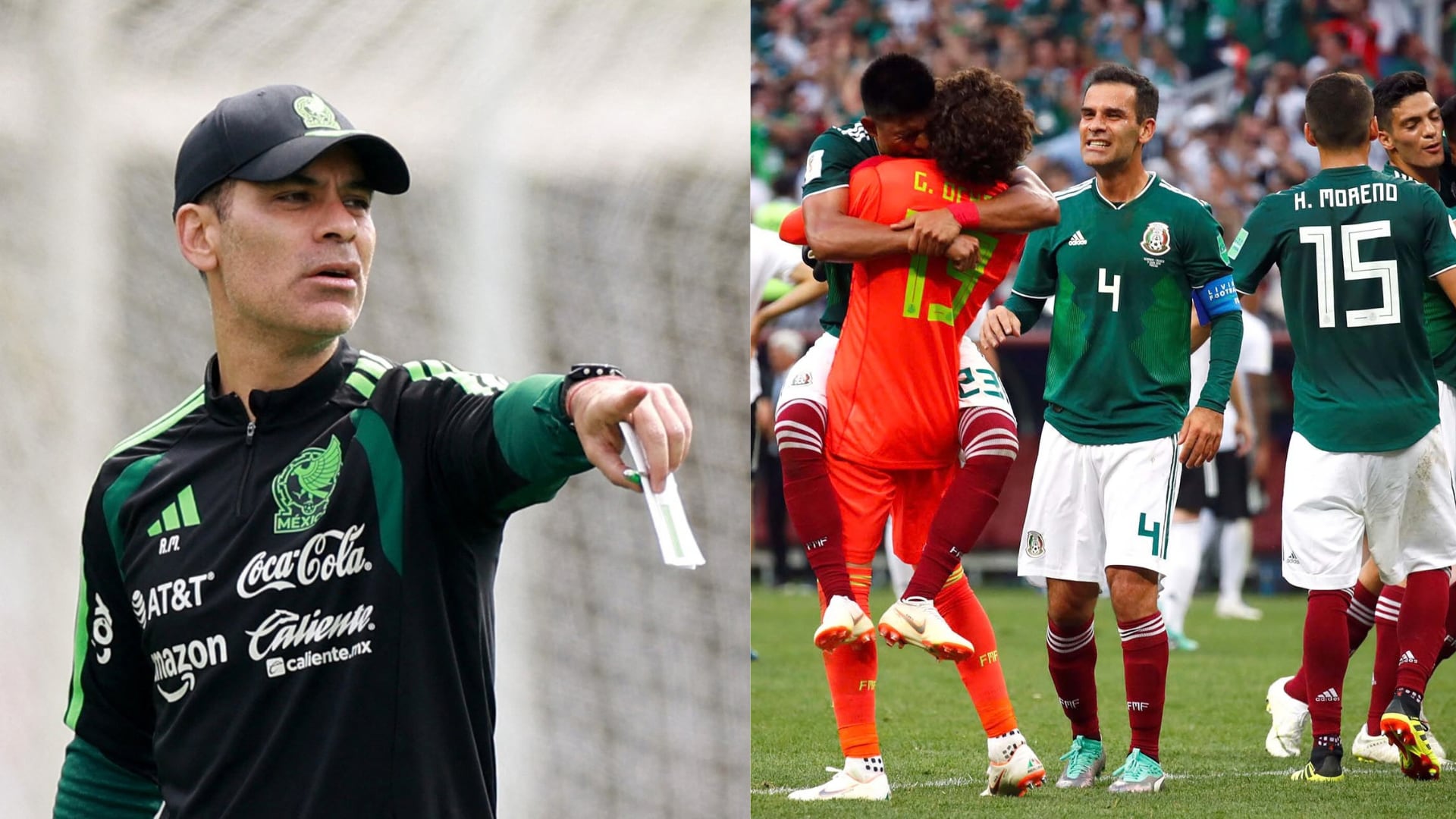 Rafael Márquez debuta con México ante Colombia en un banquillo lleno de viejos conocidos