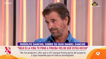 Rodolfo Sancho reabre la herida del proceso judicial de su hijo Daniel en ‘Y ahora Sonsoles’ y confiesa cómo se sintió: “Me has tendido una trampa mortal”
