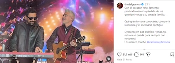 Figuras de renombre en la escena musical alternativa del país, como Daniel Gutiérrez de La Gusana Ciega, dedicaron emotivas despedidas a Honas. (Instagram/ @danielgusana)