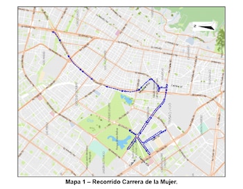 El cierre más prolongado por la Carrera de la Mujer 2026 regirá en la calzada occidental de la Carrera 60 entre calles 63 y 53 desde el sábado al mediodía hasta el domingo a las 4:00 p. m - crédito Secretaría de Movilidad