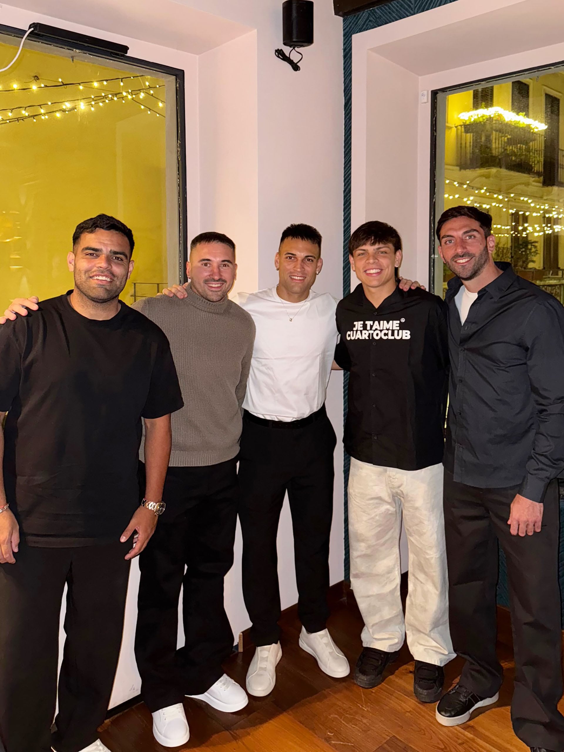 Una de las postales de Lautaro Martínez para recibir el 2026