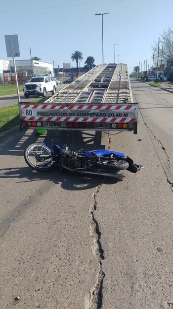 El conductor del camión fue