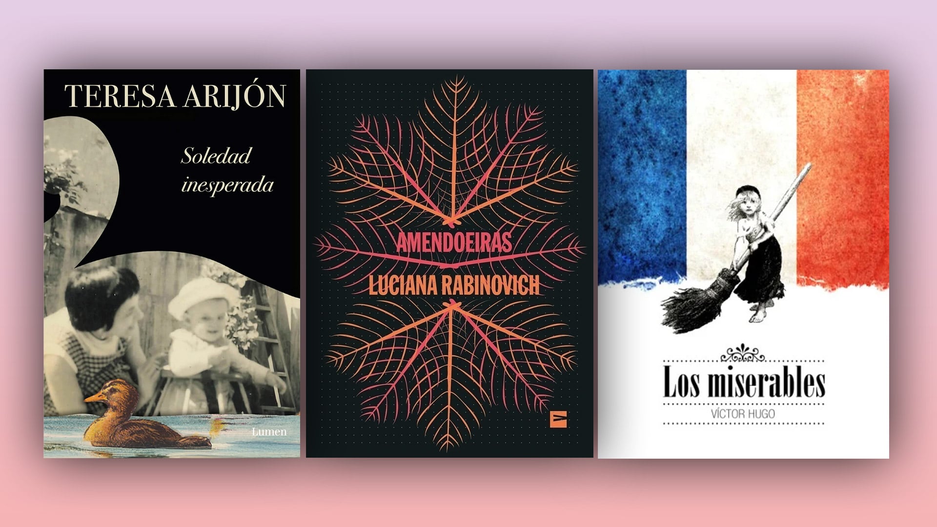 Dos autobiografías y un clásico, todo de máxima intensidad.