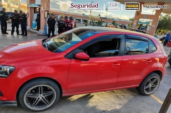 Las ciinco personas fueron detenidas en Teotihuacán Foto: Gabinete de seguridad