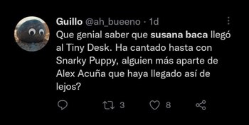 Susana Baca es elogiada en