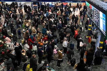 Los pasajeros en las principales