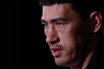 Boxing - Artur Beterbiev & Dmitry Bivol Press Conference - Old Billingsgate, London, Britain - September 25, 2024 Dmitri Bivol during the press conference Action Images via Reuters/Andrew Couldridge
