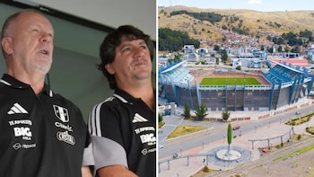 Mano Menezes y Jean Ferrari supervisaron el estadio de la Universidad Nacional del Altiplano en Puno para evaluar cambio de localía de Perú