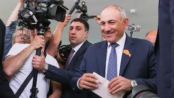 Los primeros resultados oficiales en Armenia apuntan a una victoria del partido del primer ministro Pashinián