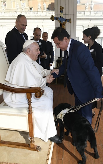 El Sumo Pontífice recibió a