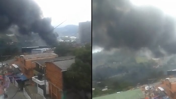 Reportan fuerte incendio en La